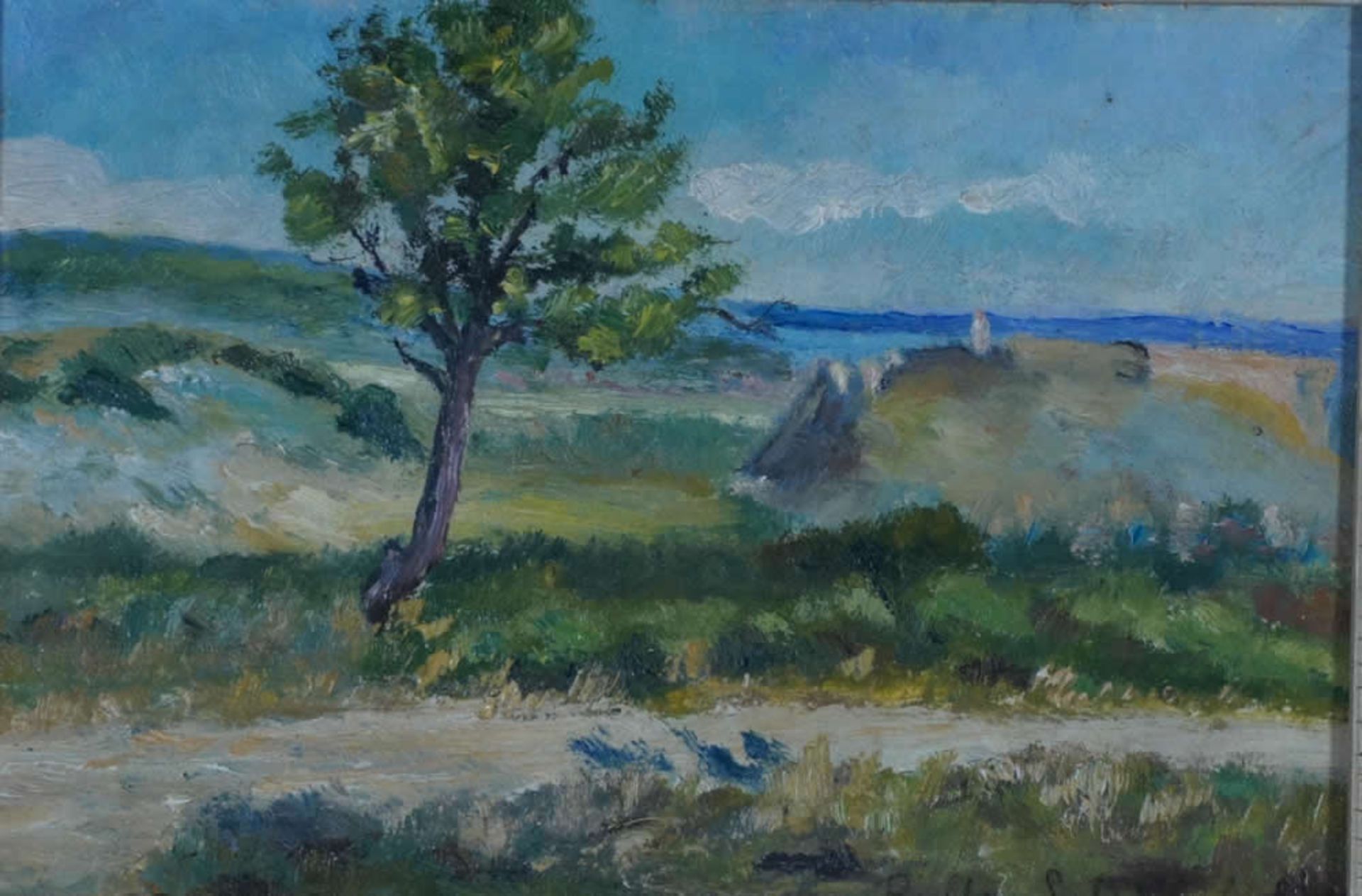 Richter-Lefensdorf, Hugo am Bodden, sign. 13 x 20 Öl