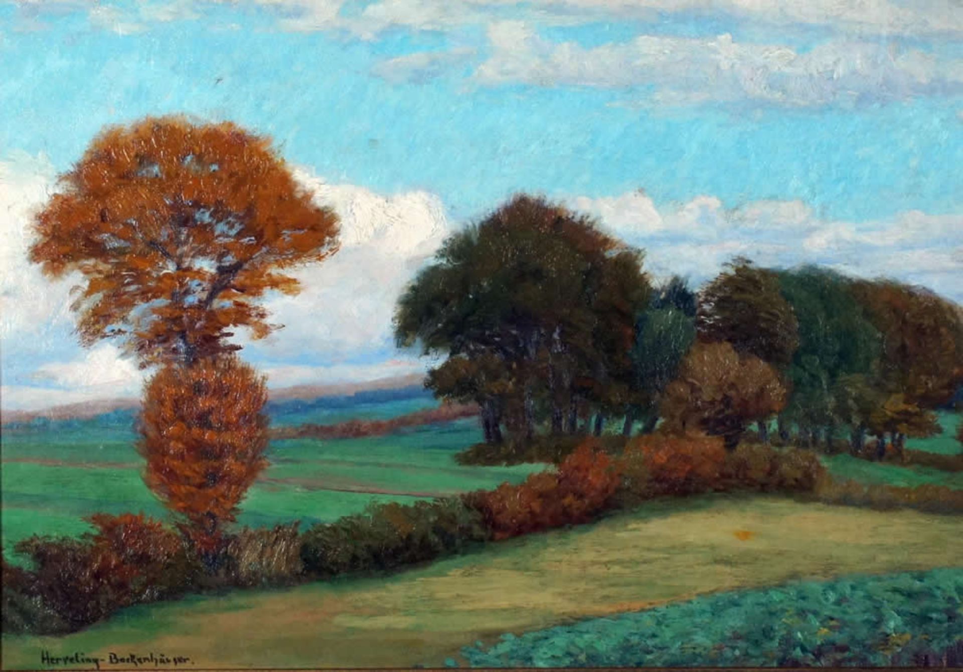 Herveling-Bockenheuser, Helene, Hiddensee, signiert 33 x 48 Öl