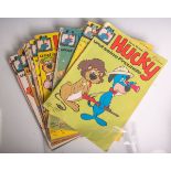 Konvolut von 11 Comic-Heften "Hucky und seine Freunde" (Hanna-Barbera Productions Inc.,