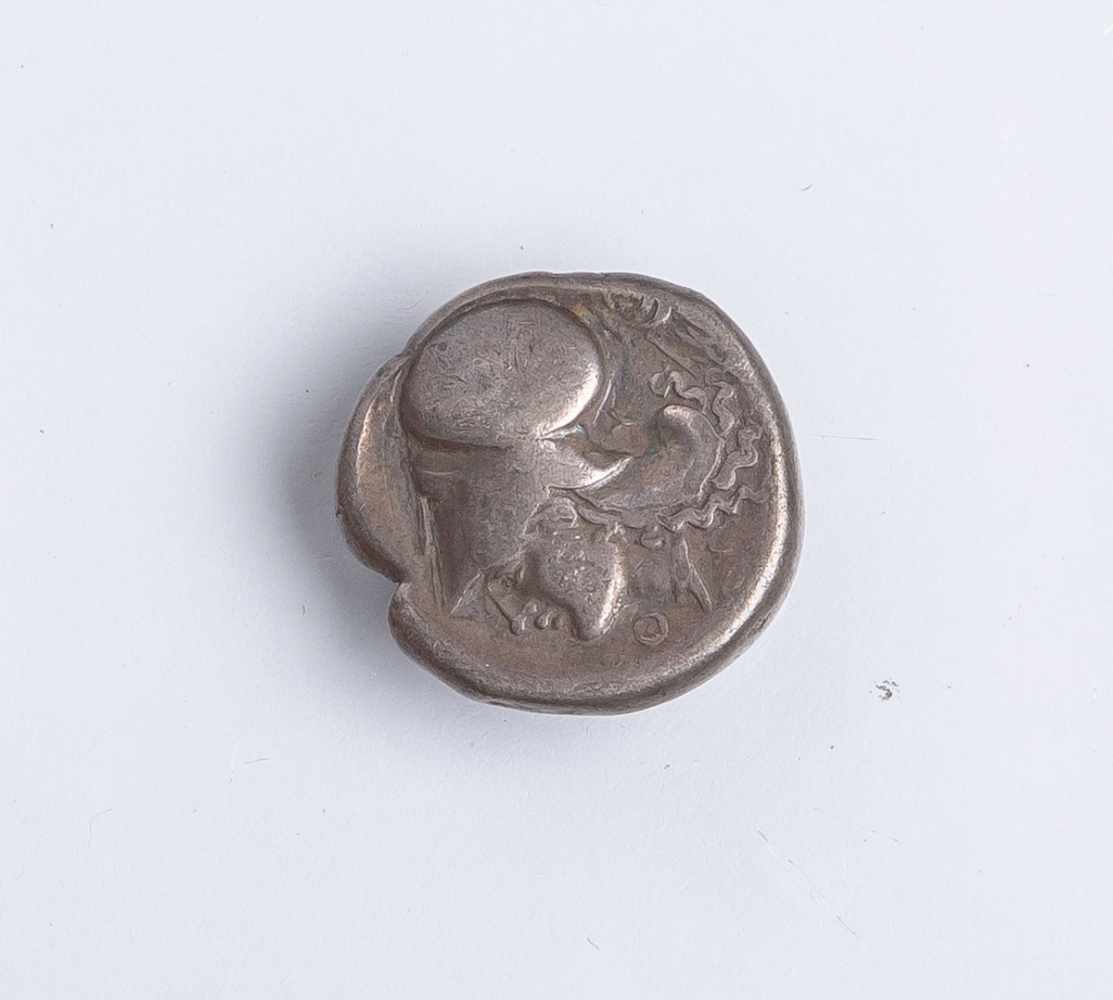 Silberstater (Akarnania, Thyrreion, um 350 - 300 v. Chr.), Athenakopf, Rs.: Pegasus, Dm.