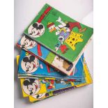 Konvolut von 26 Comic-Heften "Micky Maus" (Walt Disney, 1970er Jahre). Lagerspuren,