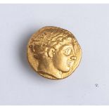 Goldstater "Phillip II., 359 - 336 v. Chr." (Mazedonien), Dm. ca. 1,5 cm, Gewicht ca. 8,6