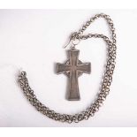 Kreuz für evangelische Militärseelsorger (1. WK), Metall, Kreuz ca. 9 x 5,5 cm, L. der<b