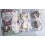 7x 5-Franken-Gedenkmünzen "Helvetica Confoederatio" (Schweiz), bestehend aus: 1x<