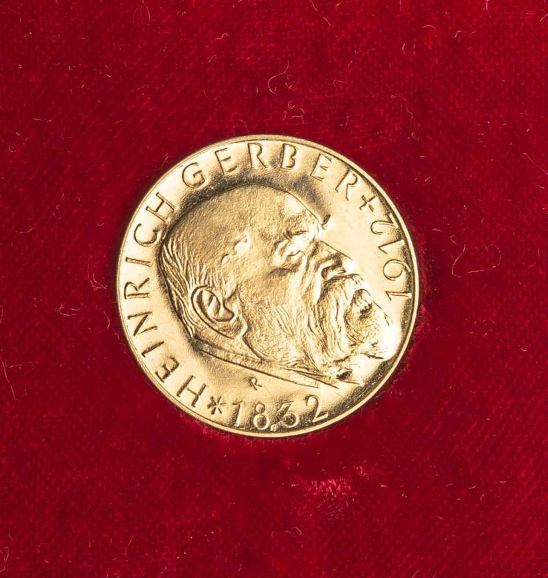 Medaille (bayr. Staatsmünze), 900 fein, Heinrich Gerber (1860-1960), Hundert Jahre Werk<