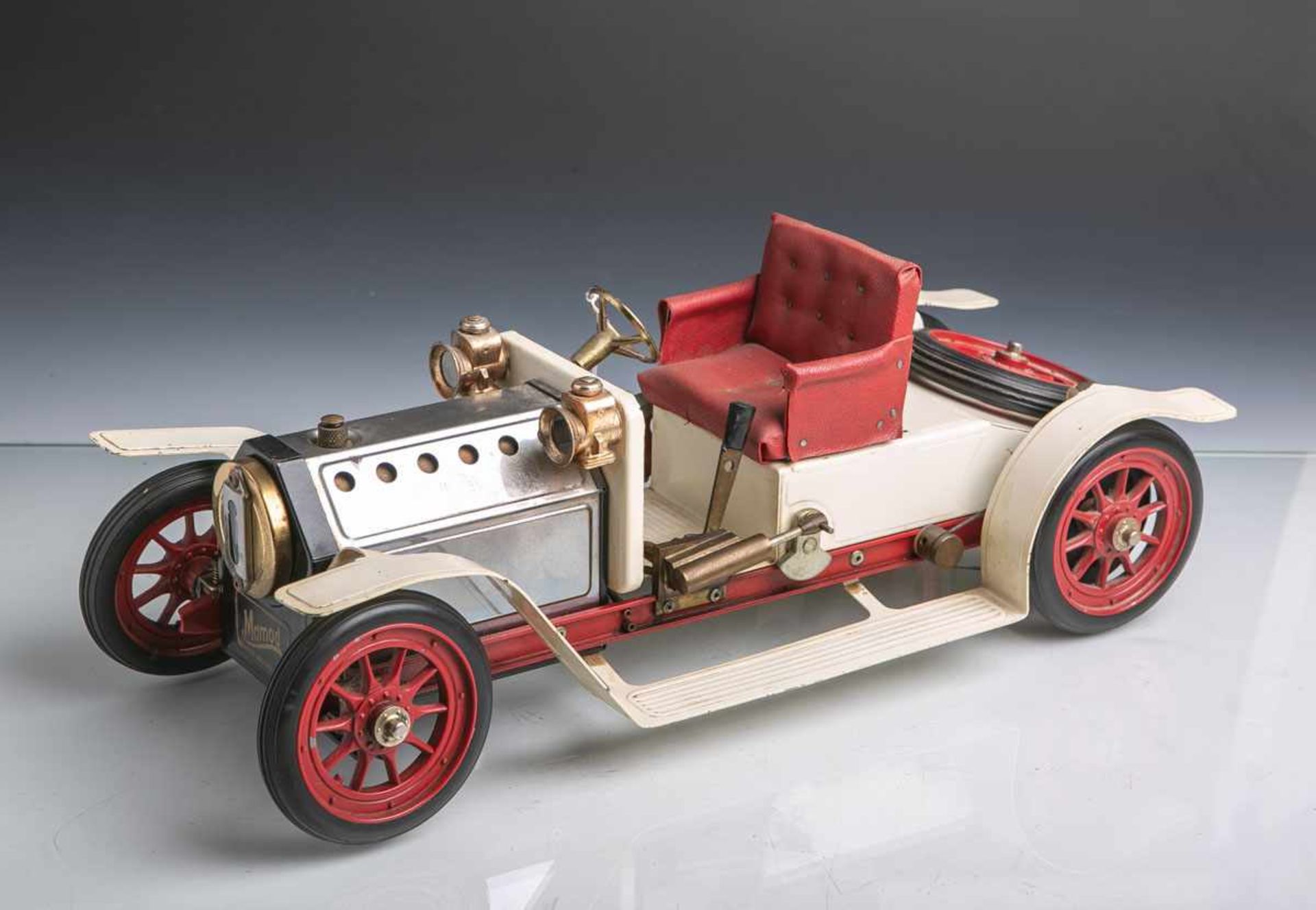 Mamod-Dampfauto (Stoommachine, Modell Rolls Royce, wohl 2. Hälfte 20. Jahrhundert),<