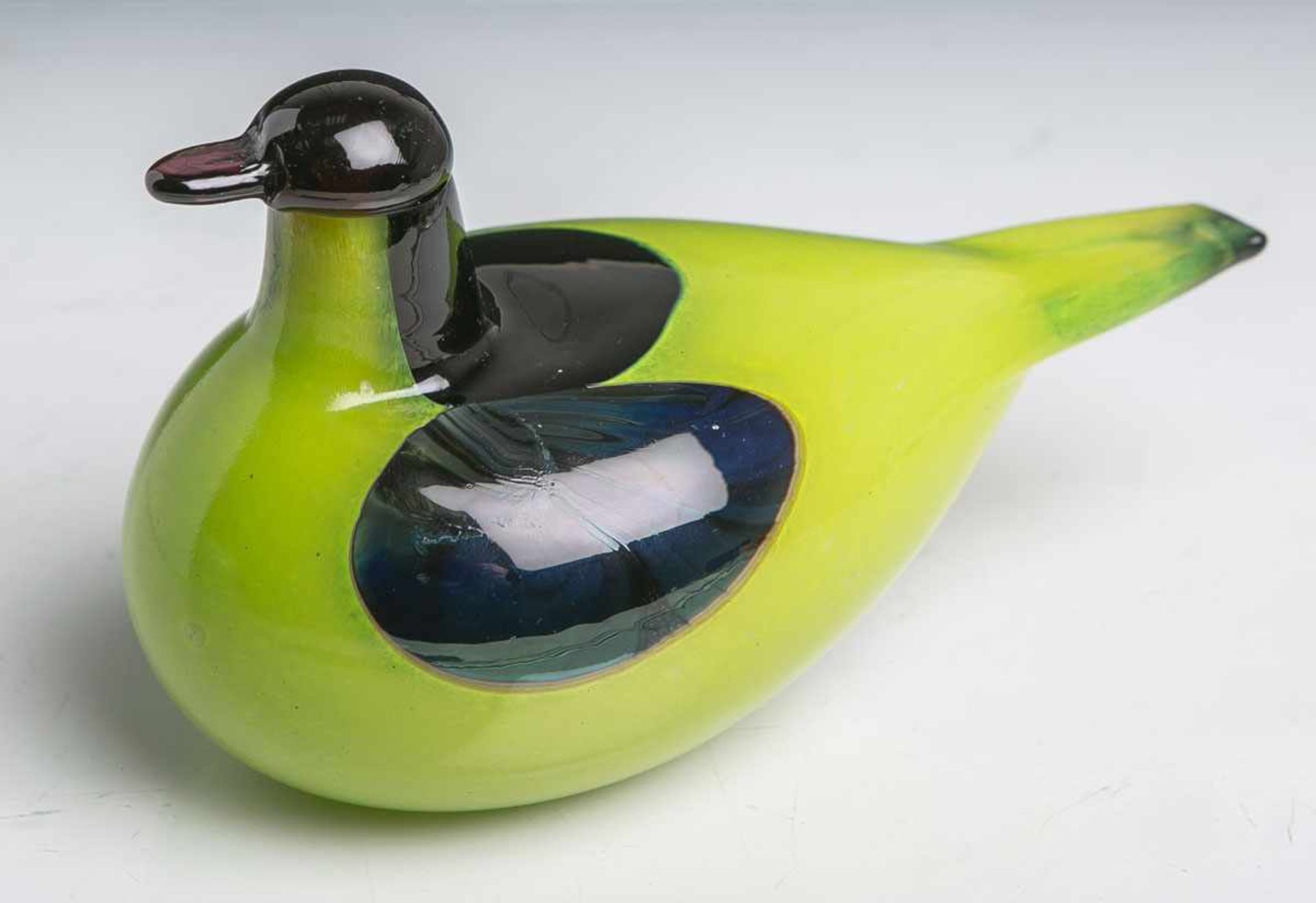 Toikka, Oiva (1931 - 2019), Vogelfigur aus Glas (Iittala, Nuutajärvi, Finnland, um 2000),<