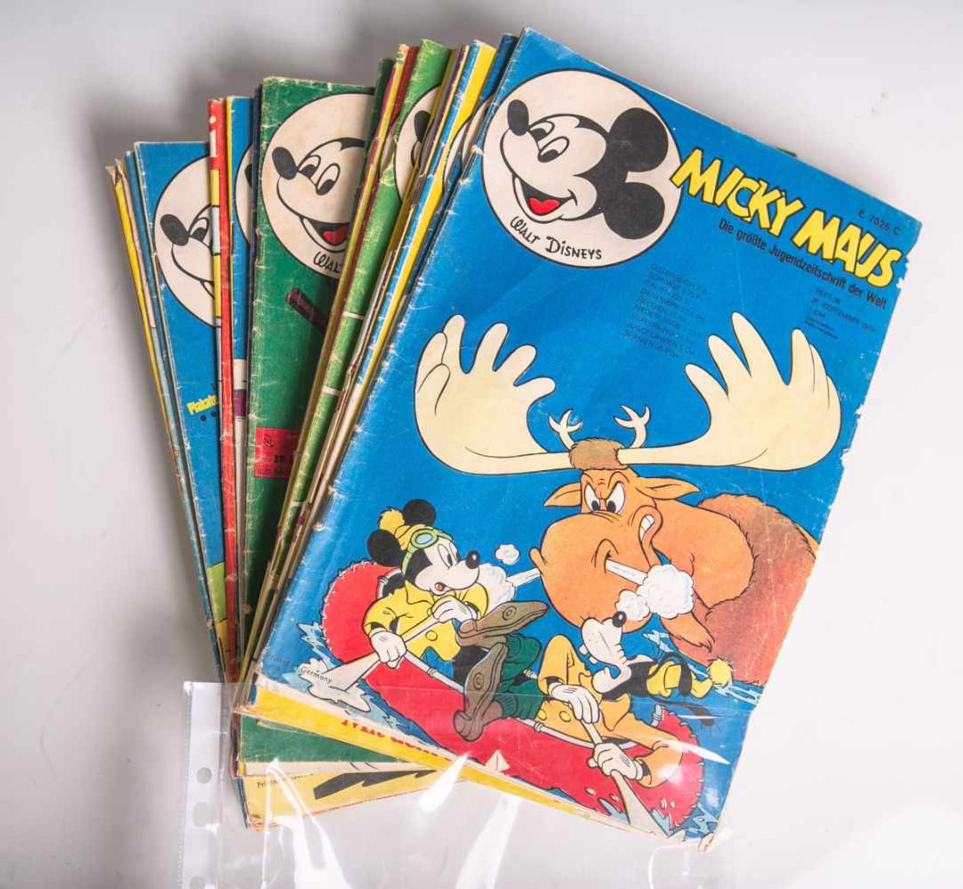 Konvolut von 20 Comic-Heften "Micky Maus" (Walt Disney, 1970er Jahre), u.a.