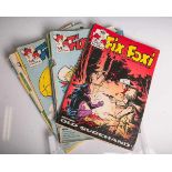 Konvolut von 13 Comic-Heften "Fix und Foxi" (Rolf Kauka, 1960er Jahre). Lagerspuren,