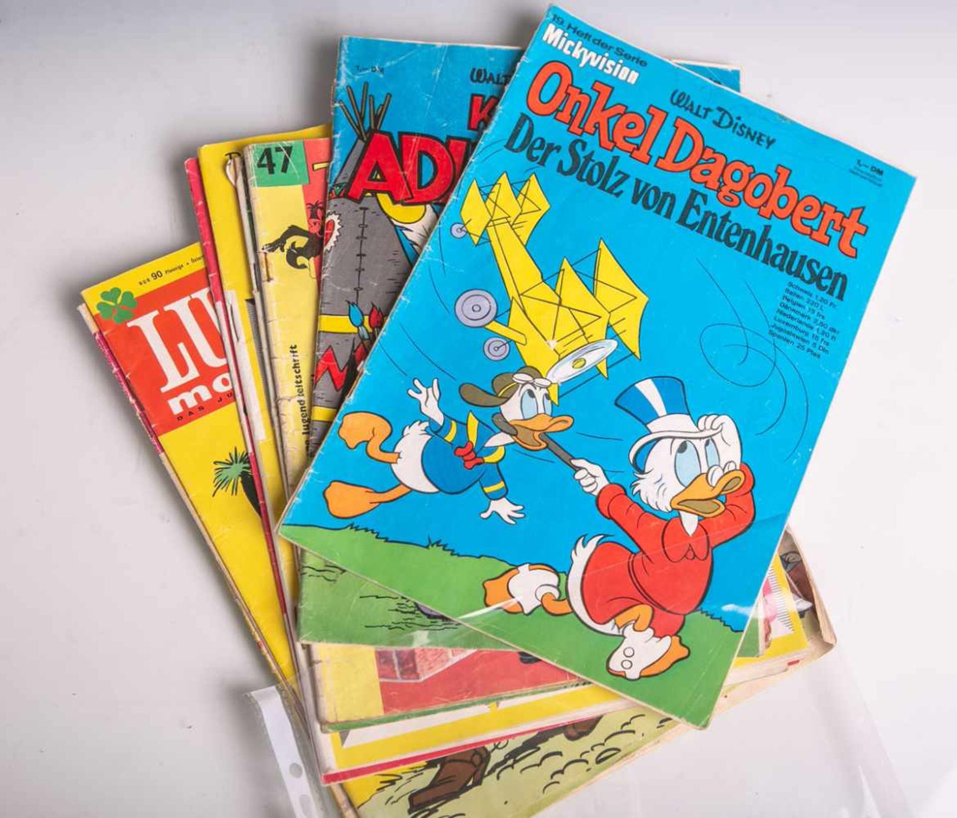 Konvolut von 10 div. Comic-Heften (1960er Jahre), bestehend aus: 4x Lupo (Band 1, 3, 10,
