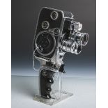 Filmkamera "Bolex D8L" von Bolex Paillard (Bj. 1959-61), 8 mm, Objektivrevolver, 3