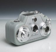Filmkamera "Movikon 8B" von Zeiss Ikon (Bj. 1958), 8 mm, Gehäusenr. S27673, Optik "Tessar"