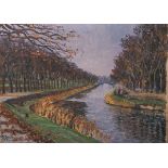 Lorenz-Mellenbach, Richard Ernst wohl (1878-?), Flusslandschaft mit Figurenstaffage