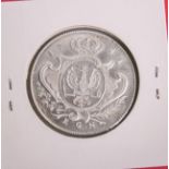 1 Silberthaler, Brandenburg-Preussen (1741), 1976, EGN, eingeschweißt, 925 Silber,