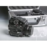 Spiegelreflexkamera "Mamiya m645 1000 S" (1980er Jahre), Mittelformat, Nr. L 173225,