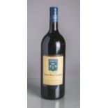 2 Flaschen von Chateau Smith Haut Lafitte (2003), je 1,5 L. Im klimatisierten Weinkeller