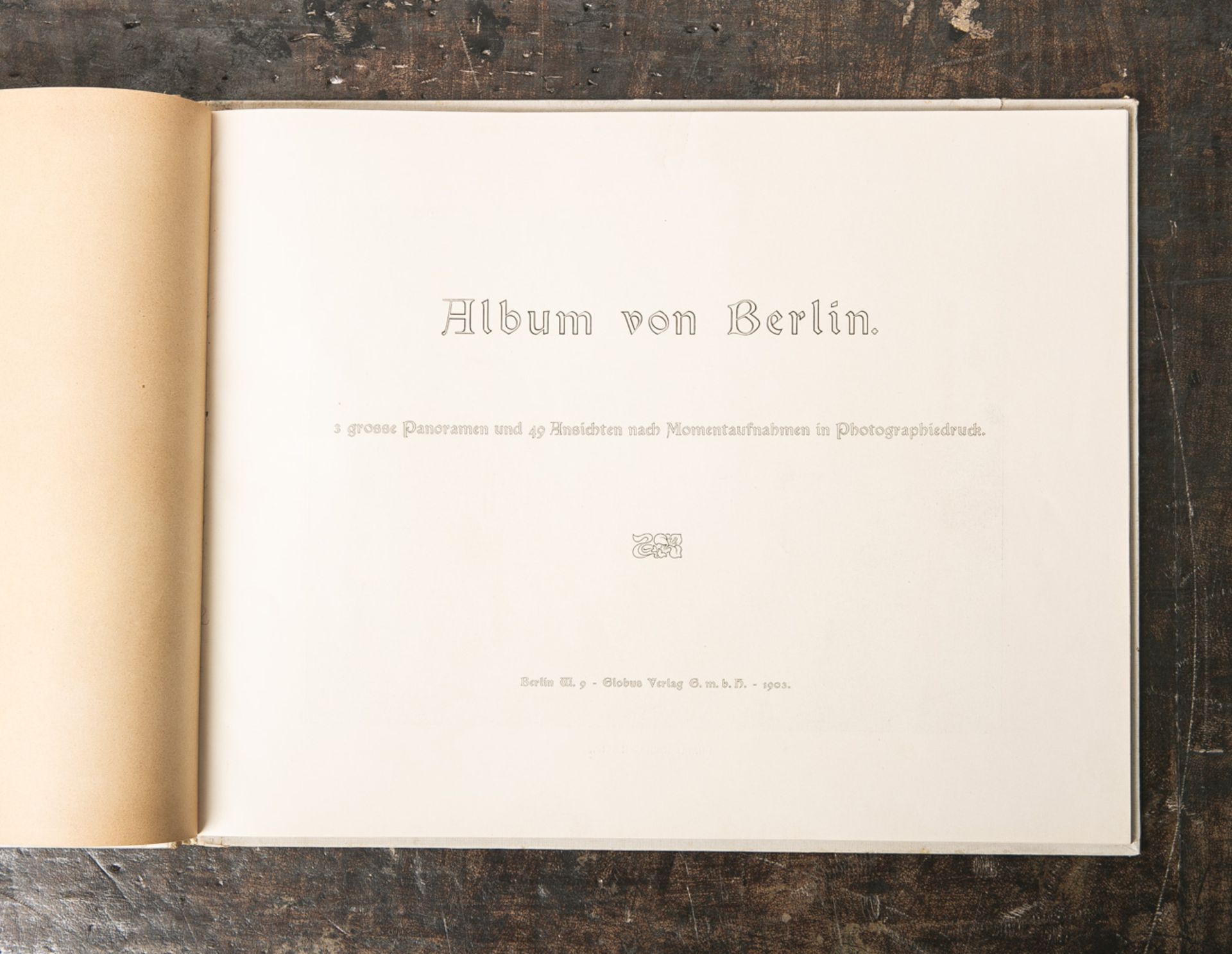 "Album von Berlin-3 große Panoramen und 49 Ansichten nach Momentaufnahmen in - Image 2 of 2