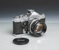 Konica-Fotokamera "Revue Auto Reflex" (Japan), Nr, 893428, Objektiv Hexanon, 1:1,4/57 mm,