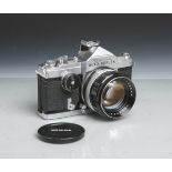 Konica-Fotokamera "Revue Auto Reflex" (Japan), Nr, 893428, Objektiv Hexanon, 1:1,4/57 mm,