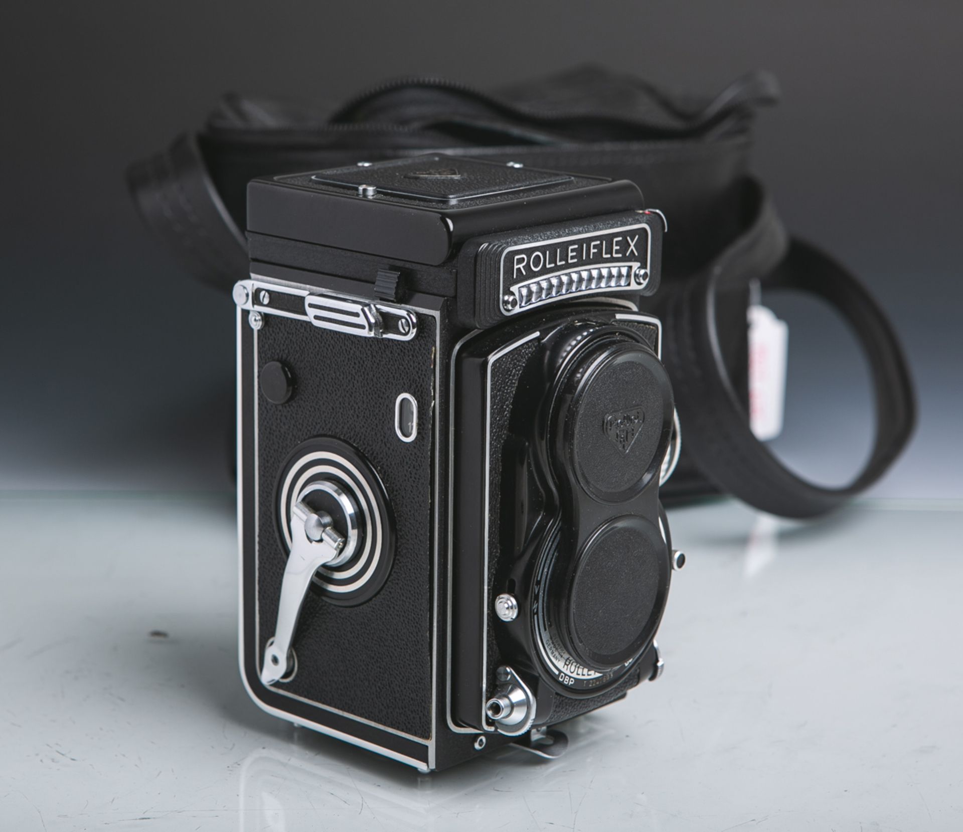 Kamera "Rolleiflex T" von Rollei Werke, Mod. K8 T2, Nr. 2247603, Optik: 1x "Heidosmat"
