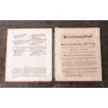 "Verordnungsblatt des Herzogthums Nassau", Arzneitaxe u. Gebührenordnung für die Apotheker