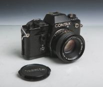 Carl Zeiss-Fotokamera "Contax 139 Quarz" (Japan), Nr. 097089, Objektiv Yashica Lens