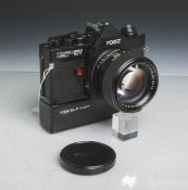 Kamera "Porst OV Compact Reflex" m. SLR Motor, Gehäusenr. 8011985, orig. Objektiv,