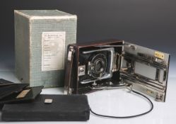 Klappkamera "Pelmo 9/12" von Rüdenberg jun. (1900/20er Jahre), sog. Plattenkamera, Nr.