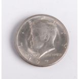 Half Dollar "Liberty" (USA, 1971), Kennedy, Kupfer/Nickel, Dm. ca. 3 cm. Vz.