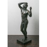 "L'Age d'airain" (nach Auguste Rodin, wohl 1875/76), bronziert, auf Sockel signiert ("A. Rodin"),