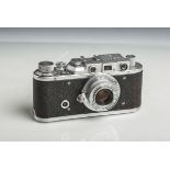 Kamera "Zorki" (Made in USSR, Bj. 1955 - 1958), Nr. 56000815, Objektiv "Industar-22",