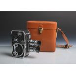 Bolex Paillard-Filmkamera "B8" (Frankreich, Baujahr 1958), Modellnr. 576194, 8 mm, zwei