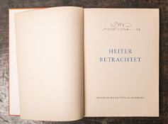 Arnemann, Sepp: "Heiter betrachtet" (Karikaturen), Hamburg 1960, ca. 225 Seiten, ca. 35,5