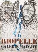 Riopelle (Künstlerplakat), Galerie Maeght (Paris), Maeght Editeur, Arte Paris, Größe ca.