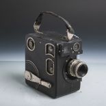 Filmkamera "Siemens F" (Bj. 1936-38), 16 mm, Optik: "Xenon" von Schneider-Kreuznach,