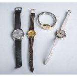 Konvolut von vier Armbanduhren, bestehend aus: 1x Alpina, 1x Pulsar Quartz, 1x Para Klasse