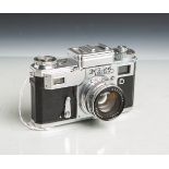 Kamera "Kiev 4" (Made in USSR, Contax, Baujahr 1957 - 1974), Nr. 7119275, Objektiv