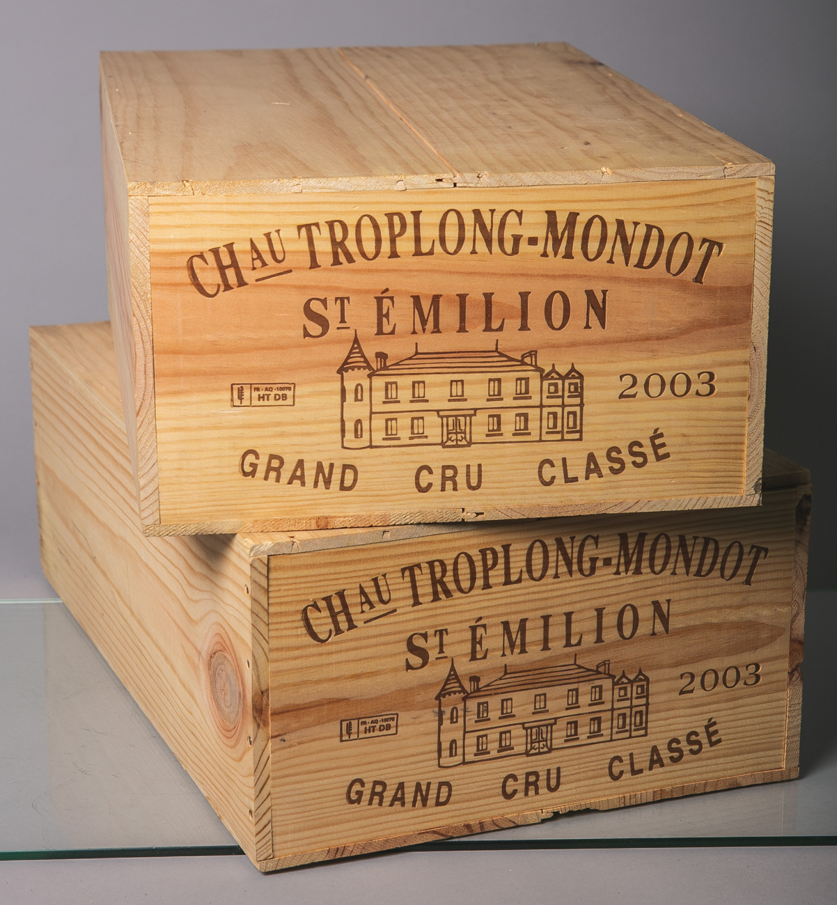 24 Flaschen von Chateau Toplong Mondot (2003), Grand Cru Classé, Rotwein, 2 Kisten à 12Flaschen, - Image 2 of 2
