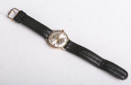 Herrenarmbanduhr "Euroval" 585 GG (1950/60er Jahre), Anker 17 Rubine, Shockproof