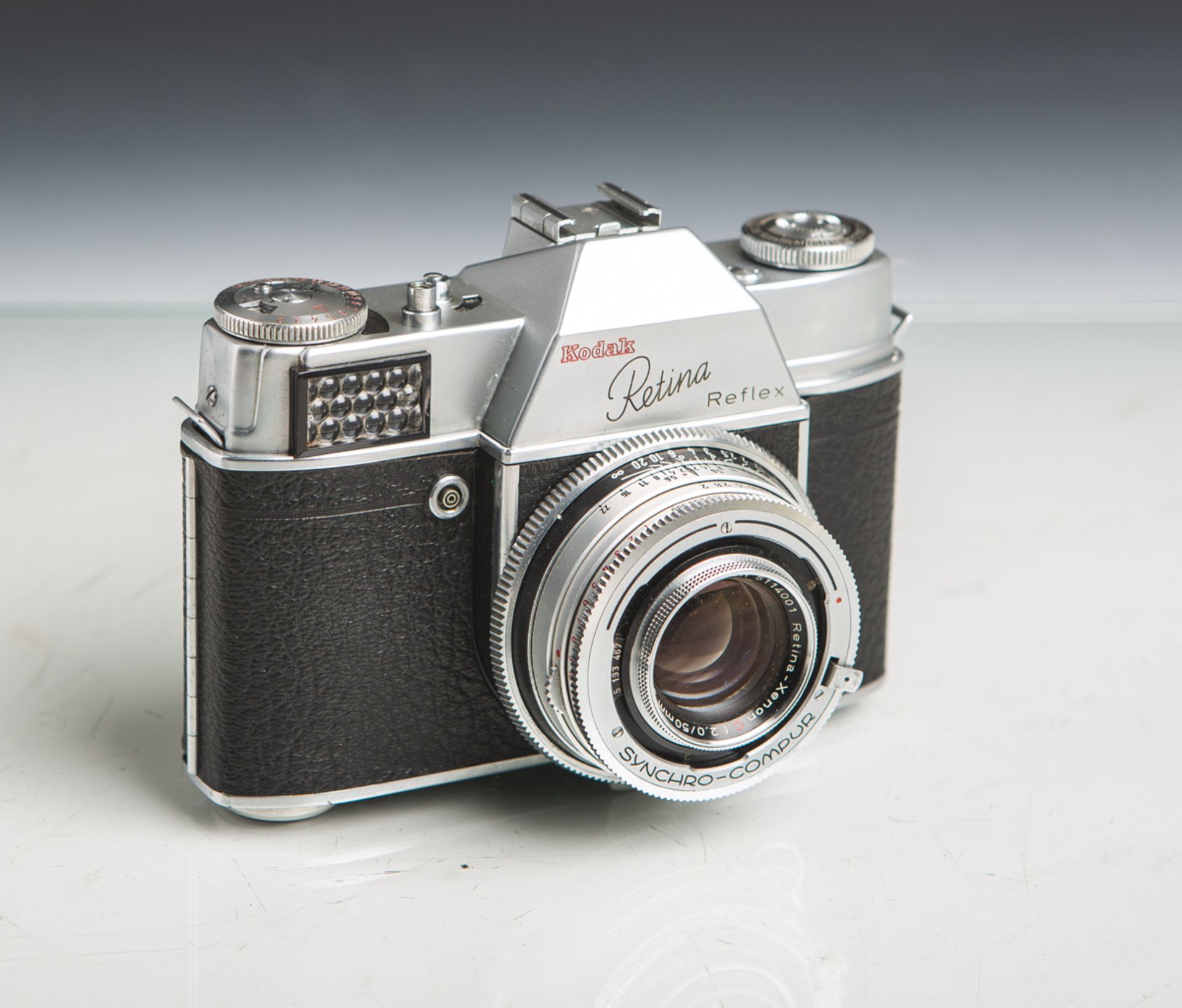 Kamera "Retina Reflex" von Kodak (Bj. 1956 - 1958), Typo 25, Nr. 65526, Objektiv