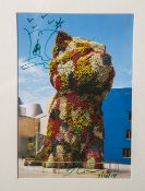 Koons, Jeff (geb. 1955), "Puppy" vor Guggenheim Museum in Bilbao, 1992, Farboffsetdruck,