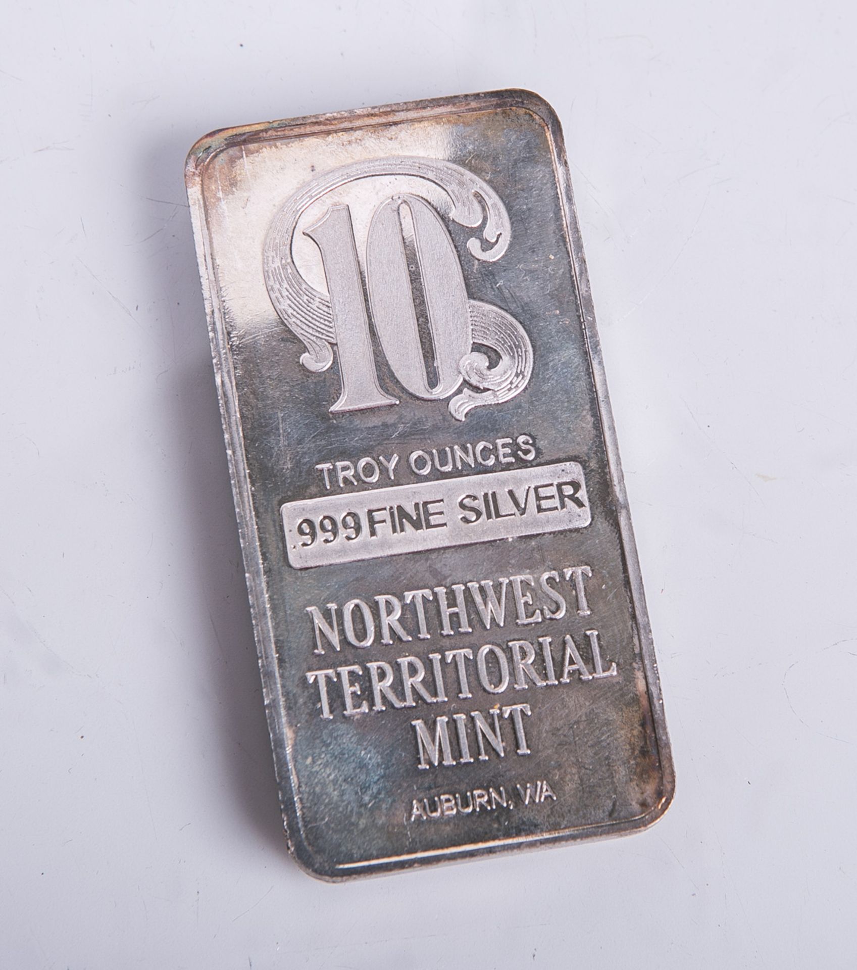 Silberbarren 999 Fine Silvery, Northwest Territorial Mint (Auburn, WA, USA), Gewicht ca.
