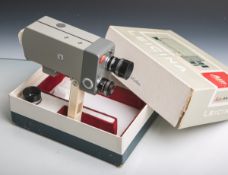 Filmkamera "Leicina 8S" von Leitz (Bj. 1963), 8-Film, Fixfokus bei Normaloptik, Nr. 11395,