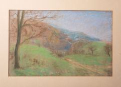 Hohmann, Heinz (Rüsselsheim 1897-1949 Trautheim), rs. bez. "Vorfrühling an der