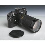 Kamera "Optium MC K1000", Objektiv "Soligor", Macro, 1:3,8-5,5/28-200 mm, Dm. 72 mmm, Nr.