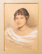 Bellanger, Francis wohl (*1885), Portrait bez. wohl "Madame Dumenil" (1917),