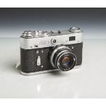 Kamera "FED 3" (Made in USSR), Nr. 8122002, Objektiv "I-61", 2,8/52, Nr. 6976775.