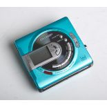 MiniDisc-Man "MD-MS701H(BL)2" (Sharp, Japan), Seriennummer 81109354.