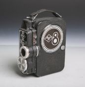 Filmkamera "Agfa Movex 8L" (Bj. 1939), 8mm, Schmalfilm, orig. Optik, 0,9-2m, 3-6 ft.