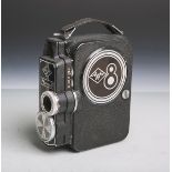 Filmkamera "Agfa Movex 8L" (Bj. 1939), 8mm, Schmalfilm, orig. Optik, 0,9-2m, 3-6 ft.